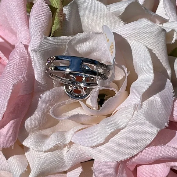 Stunning Sunrise Orange Quartz Ring - Picture 4 of 8